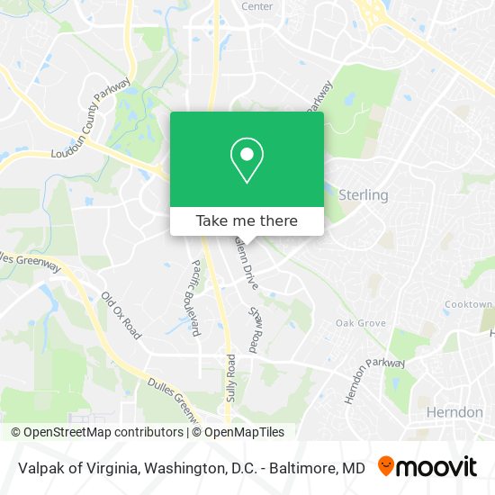 Valpak of Virginia map