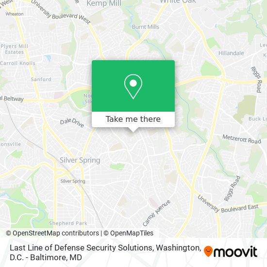 Last Line of Defense Security Solutions map