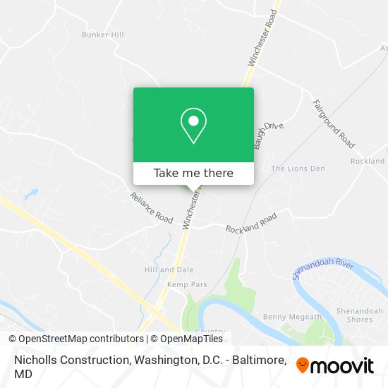 Mapa de Nicholls Construction