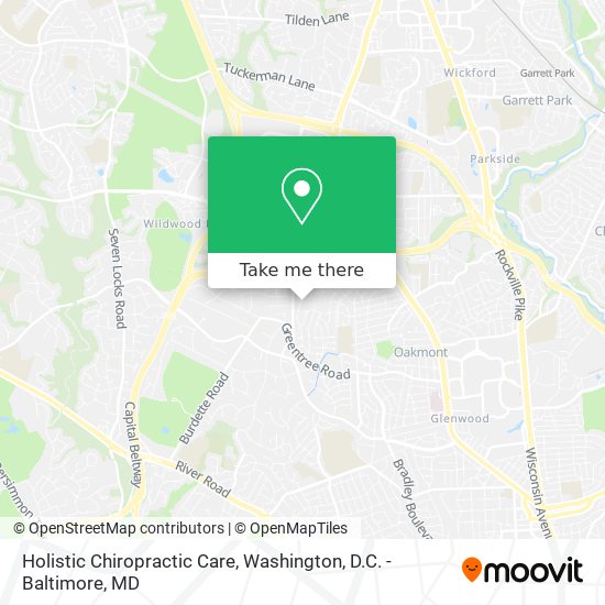 Holistic Chiropractic Care map