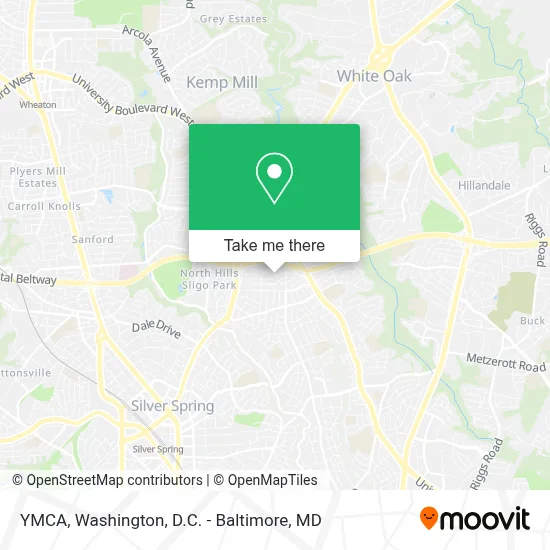 YMCA map