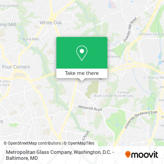 Mapa de Metropolitan Glass Company