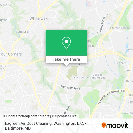 Ezgreen Air Duct Cleaning map