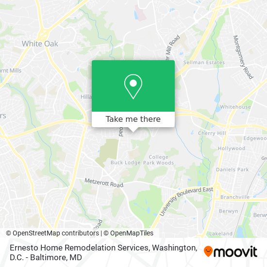 Ernesto Home Remodelation Services map