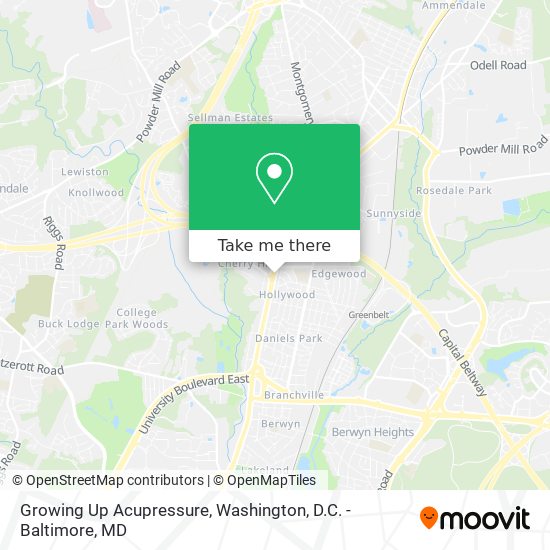 Growing Up Acupressure map