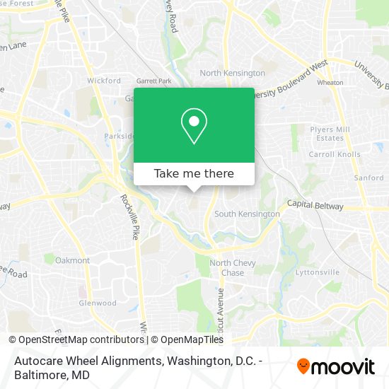 Autocare Wheel Alignments map