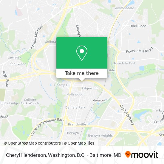 Cheryl Henderson map