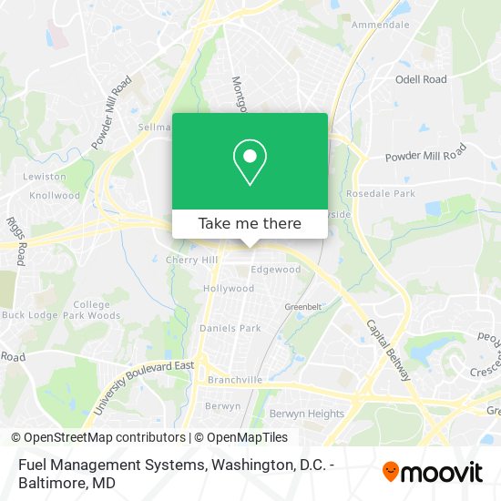 Fuel Management Systems map