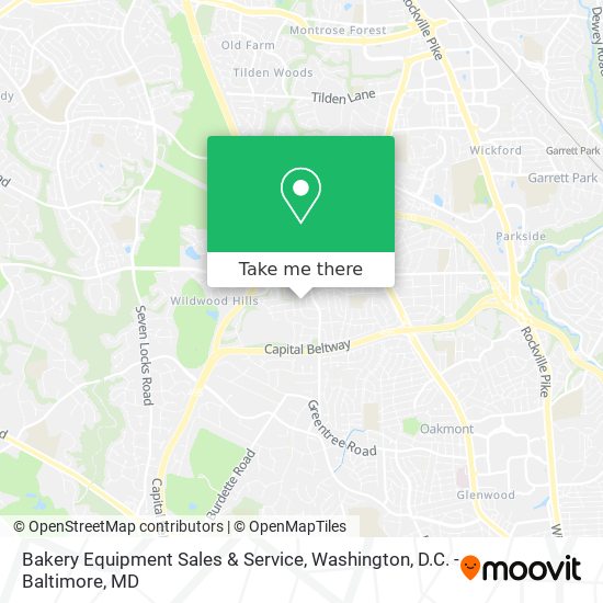 Bakery Equipment Sales & Service map