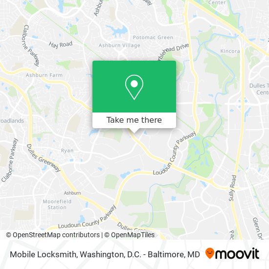 Mobile Locksmith map