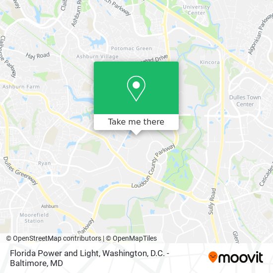 Mapa de Florida Power and Light