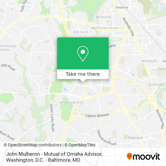 Mapa de John Mulheron - Mutual of Omaha Advisor