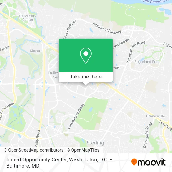 Inmed Opportunity Center map