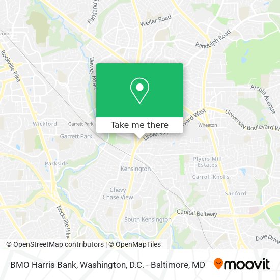 BMO Harris Bank map