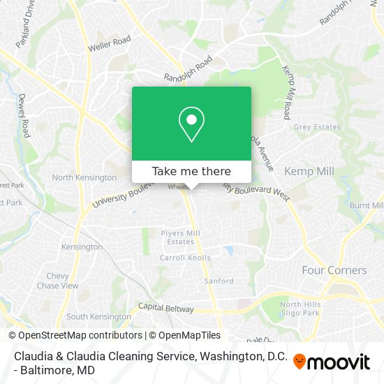 Mapa de Claudia & Claudia Cleaning Service