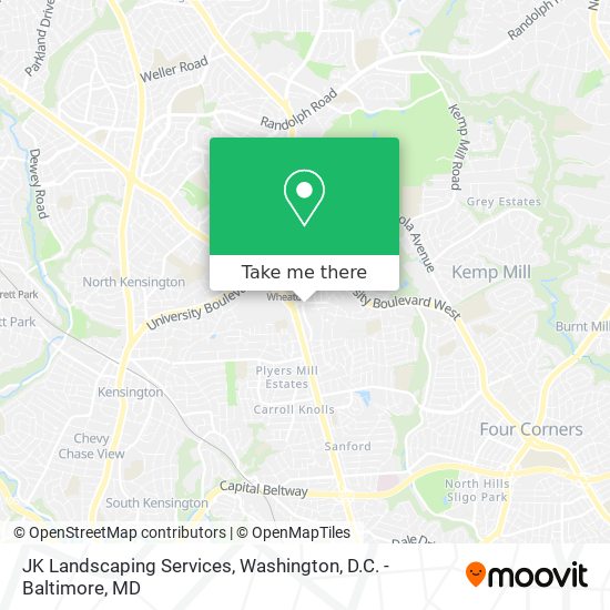 JK Landscaping Services map