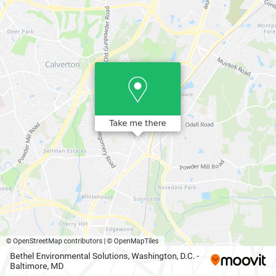 Bethel Environmental Solutions map