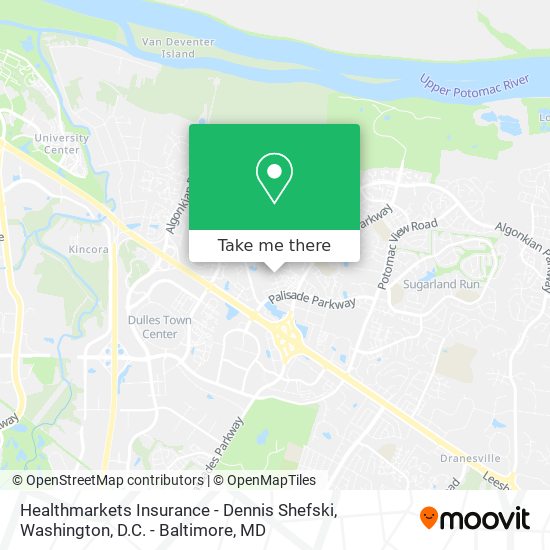 Healthmarkets Insurance - Dennis Shefski map