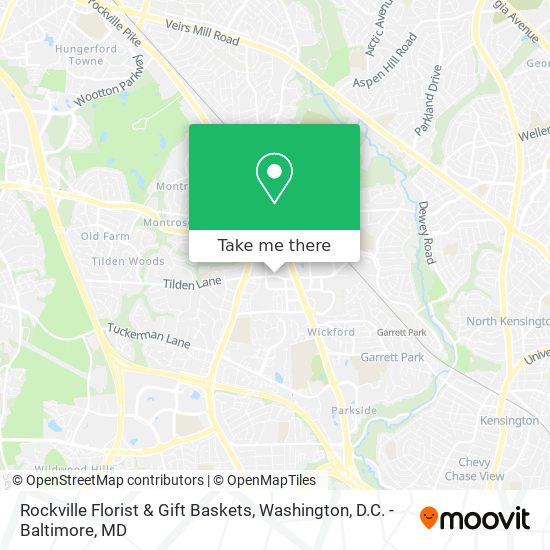 Rockville Florist & Gift Baskets map