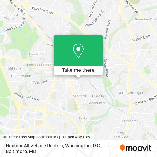 Nextcar All Vehicle Rentals map