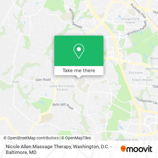 Mapa de Nicole Allen Massage Therapy