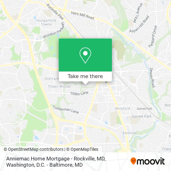 Anniemac Home Mortgage - Rockville, MD map