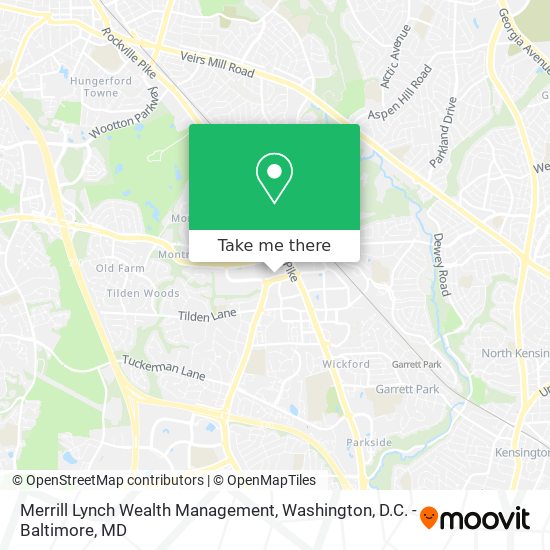 Mapa de Merrill Lynch Wealth Management