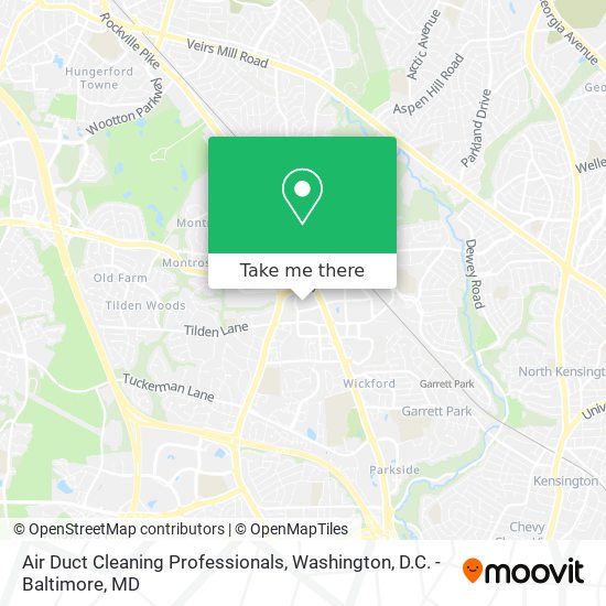 Air Duct Cleaning Professionals map