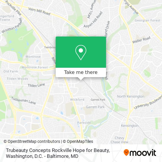 Trubeauty Concepts Rockville Hope for Beauty map