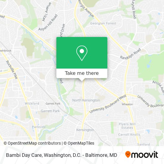 Bambi Day Care map