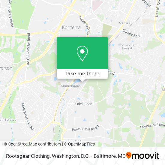 Rootsgear Clothing map