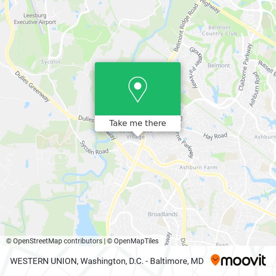 WESTERN UNION map