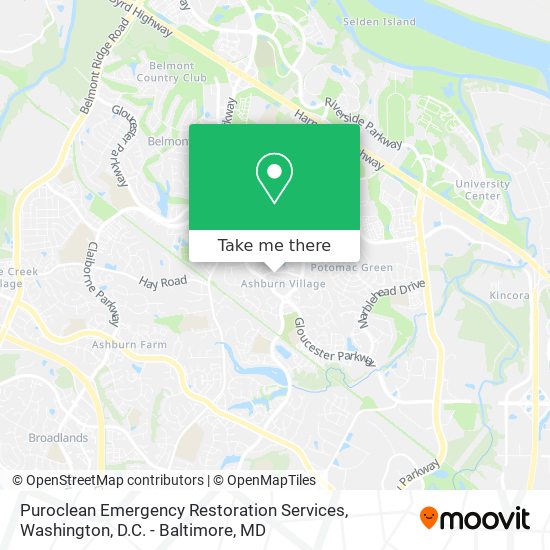 Puroclean Emergency Restoration Services map