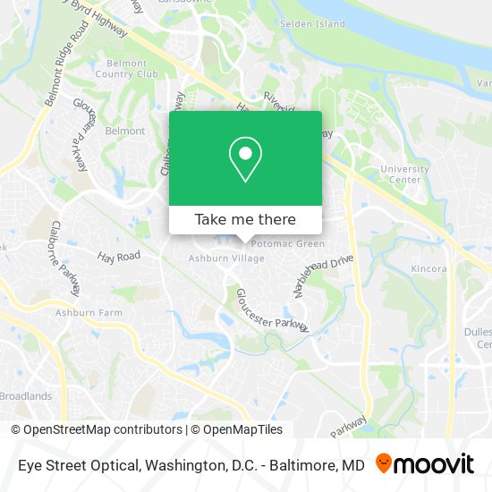 Eye Street Optical map