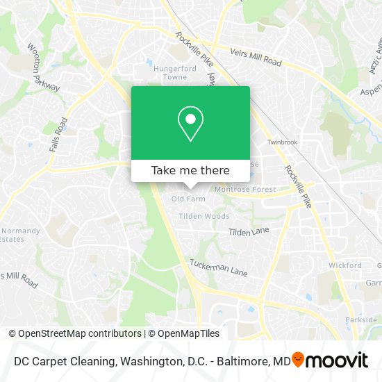 Mapa de DC Carpet Cleaning