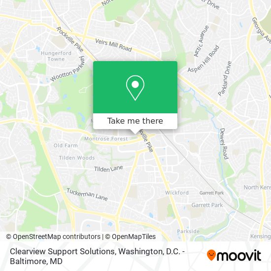 Clearview Support Solutions map