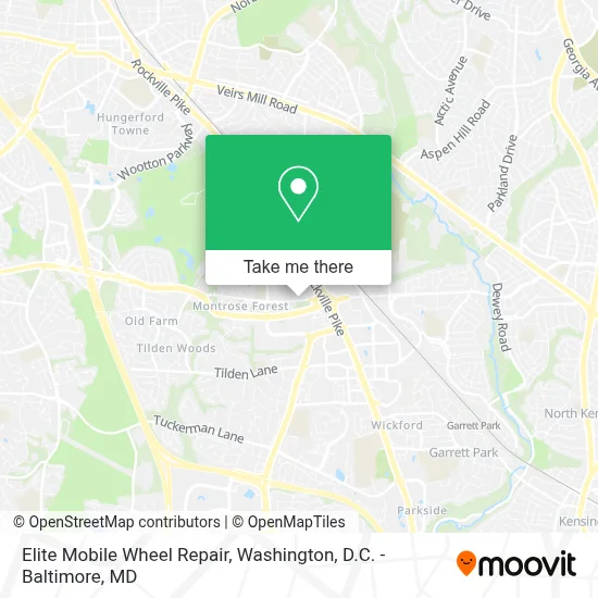 Elite Mobile Wheel Repair map