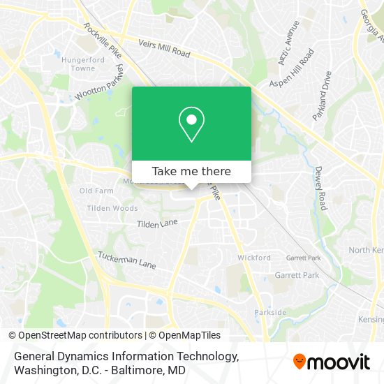 Mapa de General Dynamics Information Technology