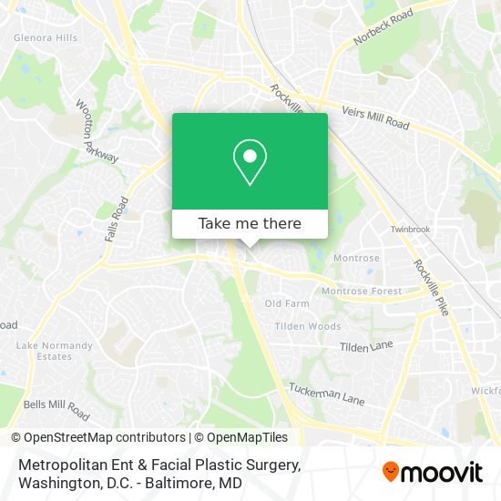 Mapa de Metropolitan Ent & Facial Plastic Surgery