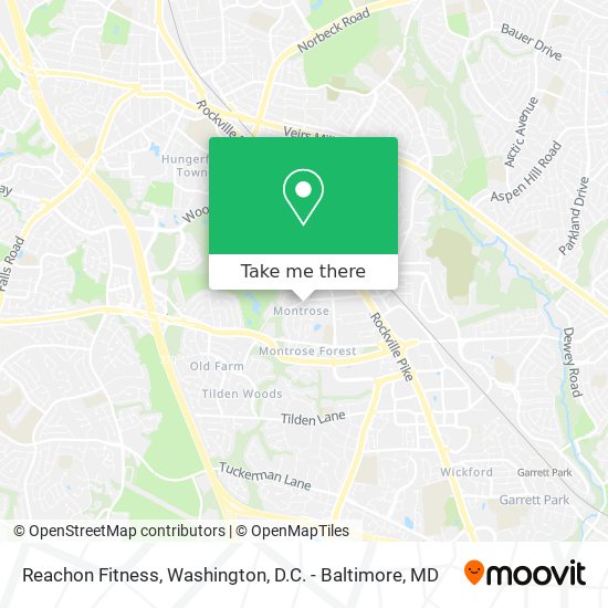 Mapa de Reachon Fitness