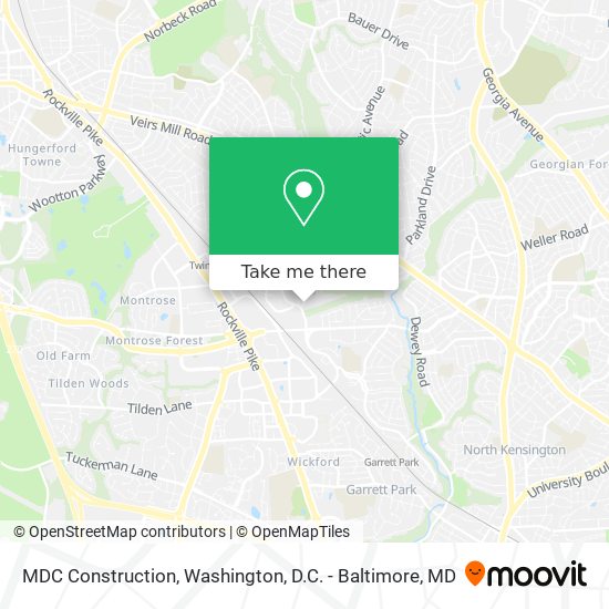 MDC Construction map