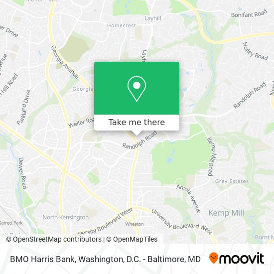 BMO Harris Bank map