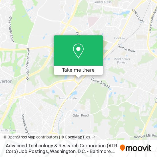 Advanced Technology & Research Corporation (ATR Corp) Job Postings map
