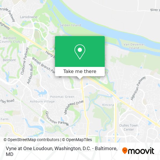 Mapa de Vyne at One Loudoun