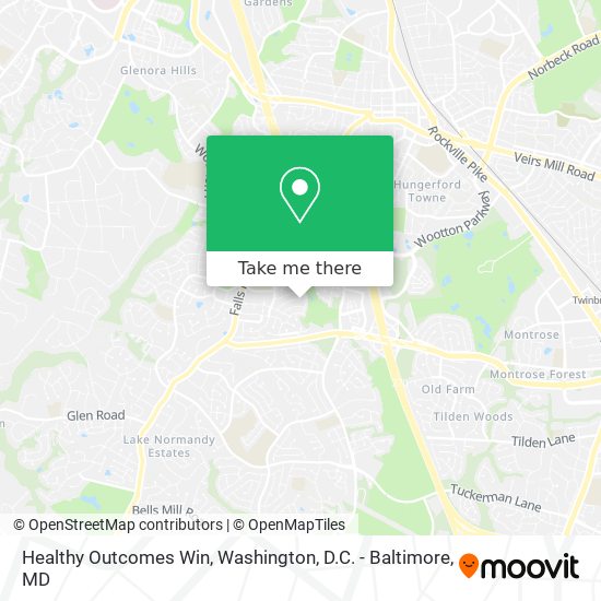 Mapa de Healthy Outcomes Win