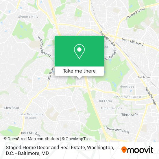 Staged Home Decor and Real Estate map