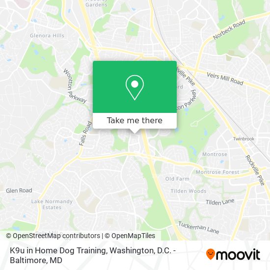 Mapa de K9u in Home Dog Training