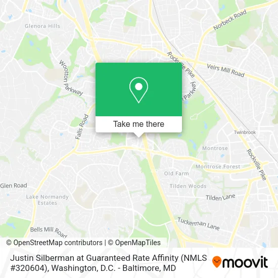 Justin Silberman at Guaranteed Rate Affinity (NMLS #320604) map