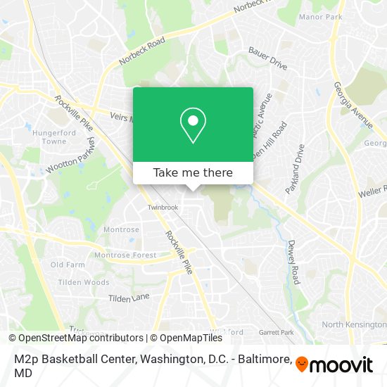 Mapa de M2p Basketball Center