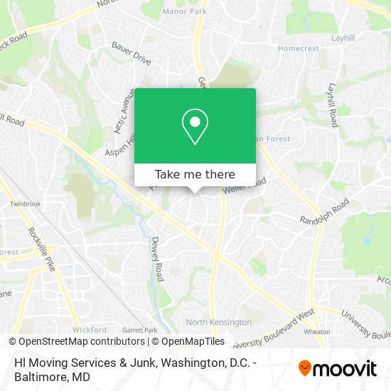 Hl Moving Services & Junk map